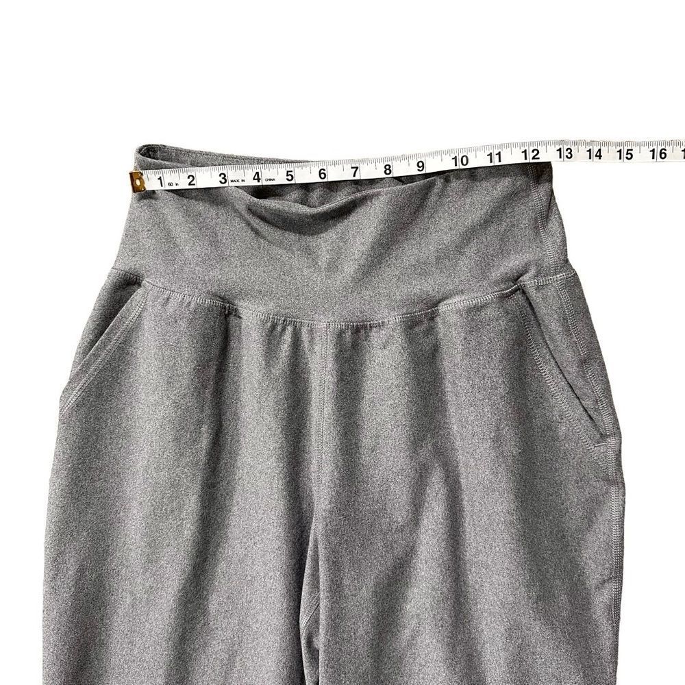 Old Navy Active Powersoft Go-Dry Heather Gray High Rise Legging Joggers Medium - Picture 5 of 11